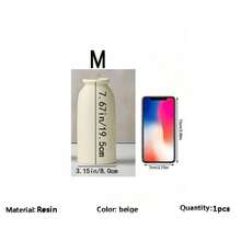 Bình hoa phong cách Bohemian, Bình hoa trang trí bàn ăn hiện đại, Bình hoa trang trí phòng khách, Bình hoa trang trí phong cách Bắc Âu tối giản, Chậu trồng hoa giả, Bình hoa trang trí bàn làm việc trong nhà - Màu be - Xem 15