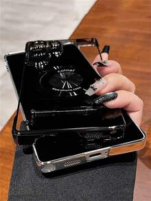 Ốp lưng điện thoại siêu mỏng, độ phân giải cao, trong suốt, không viền, tản nhiệt, hỗ trợ sạc không dây từ tính + giá đỡ gập, tương thích với Samsung S26 Ultra, Galaxy S25 Ultra, S24 Ultra, S23 Ultra, S22 Ultra, S26, S25, S24 Plus, thiết kế tối giản, mạ trong suốt, bảo vệ mặt sau. - màu đen - Xem 4