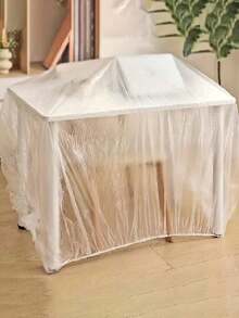 适用于家具和电器的防尘罩，带松紧带 - 高品质透明塑料保护罩，可调节，大尺寸透明耐用防尘罩配件，防尘家具罩，多用途罩，贴合紧密，防水面料，适用于沙发、空调、电视、冰箱等 - 非常适合家庭和户外使用 - 全年可用，适用于卧室和储物空间。 - 彩色 - 查看 1