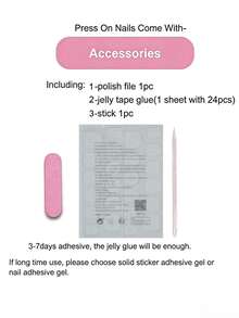 Bộ 10 móng tay giả acrylic hình oval màu tím thủ công, thiết kế gradient đính đá cho móng ngắn, phù hợp cho các bữa tiệc, dạ hội và sử dụng hàng ngày, bao gồm bộ dụng cụ, món quà tuyệt vời dành cho phụ nữ và các cô gái. - Màu Lilac Tím - Xem 4