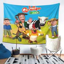 Zenon Farm 1 Tapestry, Living Room Bedroom Office Home Decor Wall Blanket, Room Decoration, Party Decor Wall Hanging, Suitable Bedroom, Home, Parties, Best Choice Gifting - Nhiều màu - Xem 6