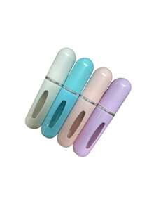 Bộ 10 chai xịt nước hoa mini 5ml có thể tái sử dụng, chai nước hoa du lịch tiện dụng, chai rỗng nhỏ gọn, vật dụng cần thiết khi đi du lịch, nhiều màu sắc, 1/3/5 chai (màu ngẫu nhiên) - Nhiều màu - Xem 6