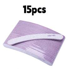 Dũa móng tay hai mặt, độ nhám 100/180, chịu lực cao, dùng cho móng acrylic, dụng cụ làm móng tại nhà và salon. - Nhiều màu - Xem 7