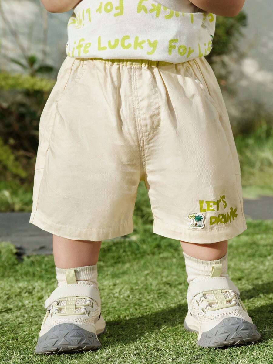 Balabala 2026 Baby Summer Shorts, Soft And Breathable , Cute Style, Comfortable And Lightweight Play Pants - Milky White - View 1