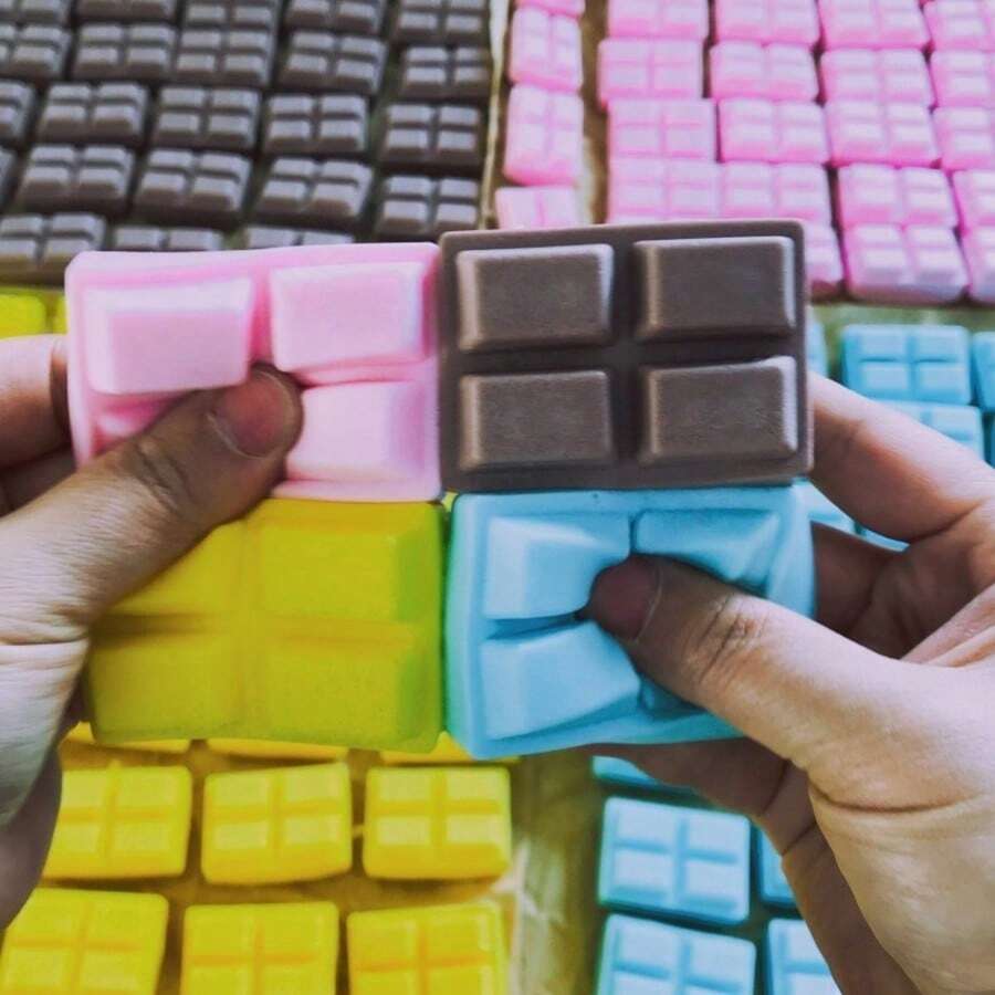 1pc Chocolate Scented Squishy Toy, Stress Relief Toy, Perfect Birthday/Surprise/Holiday/Christmas Gift