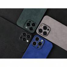 [24h Shipping From DE/FR/ES]FL 2-In-1 Skin-Friendly Protective Case Apple 17 23 24 25 26 Ultra Custom Car Logo Alcantara  17 Case: Monogram Initials - FL二合一磨砂厚款 - 查看 4