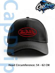 Black 1pc Unisex Von-Dutchs Print Baseball Cap, Hat, Curved Brim, Dad Cap.Suitable Daily Use And Outdoor Activities.Outdoor Adjustable Cap.Spring-Summer Travel, Tourism, Beach Vacation Hat. - Black 2 - View 9