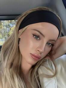 1pcs/5pcs Bohemian Style Non-Slip Headbands For Women, Suitable For Yoga, Running, Workout And Face Washing, Soft Comfortable Sweat-Absorbent Elastic Headbands, Solid Color Casual Headbands, Suitable For All Seasons, Women & Girls Hair Accessories - 1pcs - 查看 6