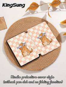 Kingsung 格子猫图案平板电脑保护套,兼容 iPad 9.7/10.2/10.5/10.9/12.9/Pro 11(第十代),兼容三星 Galaxy Tab S6 Lite 10.4 英寸,兼容 Kindle Paperwhite 第十二代(2024 年发布,第十一代于 2022 年发布),柔软防摔,支持智能待机/自动唤醒/睡眠功能。 - 彩色 - 查看 10