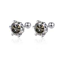 1对S925纯银莫桑石耳钉，0.2克拉/0.3克拉/0.5克拉/0.8克拉/1克拉/2克拉，适合日常佩戴的礼品 - 一雙 - 查看 24