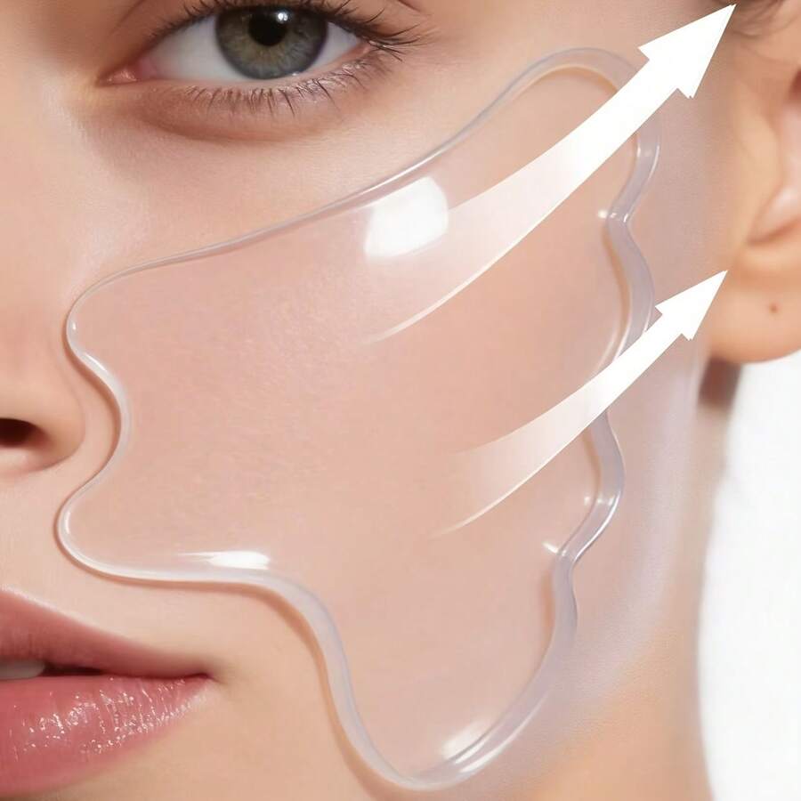 1 pieza Almohadilla de silicona para ojos, rostro y sonrisa, una herramienta de cuidado de la piel cómoda, lavable y sin batería con baja alergenicidad - Multicolor - Ver 1