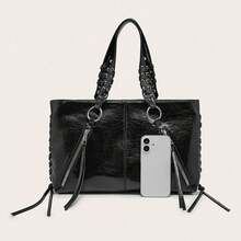 Women Tote Bags - Black - View 3
