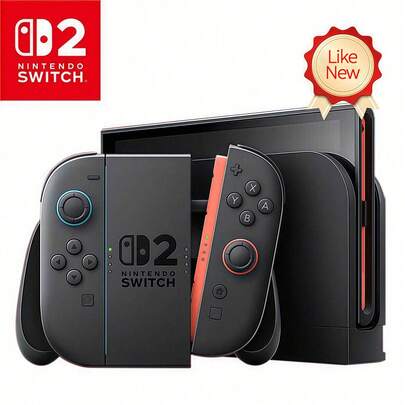 Nintendo Switch Máy chơi game cầm tay Switch 2 đã qua sử dụng, chất lượng cao, còn mới 99%. Màn hình 7.9 inch thời trang, bộ nhớ 256GB, nhẹ và dễ mang theo, thoải mái chơi game, khử tiếng ồn thông minh cho cuộc trò chuyện trực tuyến rõ ràng hơn, phiên bản Hồng Kông, hỗ trợ nhiều ngôn ngữ.
