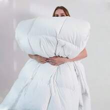 Comforters Queen Size, Duvet Insert, White All Season Duvet, Lightweight Quilt, Down Alternative Hotel Comforter (White, Queen 88x92 Inches) - trắng - Xem 7