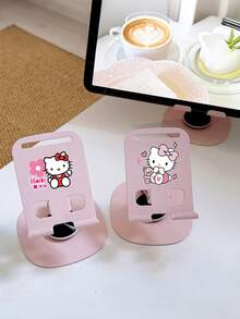 SANRIO Giá đỡ điện thoại để bàn Hello Kitty màu hồng, xoay 360° và có thể gập lại. - Nhiều màu - Xem 2