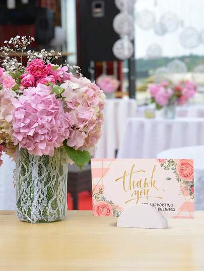 Bộ 12 khung ảnh/giá đỡ số bàn bằng gỗ màu trắng, vật trang trí thiết yếu cho đám cưới, tiệc chiêu đãi và các sự kiện, được các nhà tổ chức đám cưới ưa chuộng, giá đỡ bằng gỗ thiết kế hình bán nguyệt, giá trưng bày để bàn đa năng.