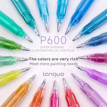Bút cảm ứng chuyên dụng cho sơn acrylic, phiên bản nâng cấp, bút gel dung lượng lớn, đầu bút bằng thép không gỉ 1.0mm, mực chảy mượt mà, thích hợp cho học sinh vẽ tranh, ghi chú, vật dụng cần thiết cho năm học mới. - Bộ bút màu nước - Xem 9