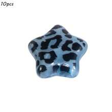 Serie de accesorios de moda con patrón de leopardo: cuentas de amor, cuentas de acrílico perforadas para hacer pulseras, cadenas de teléfono, lazos para el cabello, collares, aretes y colgantes. Fuente de fábrica al por mayor. - Multicolor - Ver 27