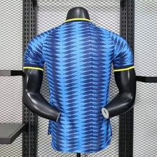 2025 Colombia National Team Blue Pattern Soccer Jersey, Unisex Breathable Match Jersey, Streetwear Football Top For Sports & Daily Wear  Vintage Blokecore Streetwear, Breathable Quick-Dry Sports Top - mặc định - Xem 2