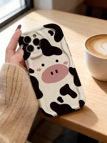 1 chiếc ốp lưng điện thoại TPU mềm mại, họa tiết sóng Dopamine màu trắng, hình bò sữa dễ thương, tương thích với Apple 17 Pro Max, 17 Air, 17 Pro, 17, 16 Pro Max, 16 Plus, 16 Pro, 16, 15 Pro Max, 15 Plus, 15 Pro, 15, 14 Pro Max, 14 Plus, 14 Pro, 14, 13 Pro Max, 13 Pro, 13, 12 Pro Max, 12 Pro, 11 Pro Max, 11 Pro, 11, XS Max, XR, X/XS, 7 Plus, 8 Plus, và Galaxy S21, S22, S23, S24, S25, S26 - trắng - Xem 3