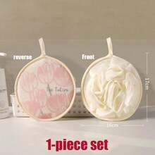 Tulip Bath Flower Scrub Sponge Exfoliating Wonder Bath Ball All-In-One Bathing Glove New Model - 03 - View 8