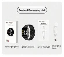Lenovo Erazer-S4A 智慧手錶 藍牙通話 長續航力 IP67 防水 運動手環 通用小米三星 - 查看 10