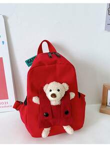Teddy Bear Backpack Kid Backpack, Custom Name Backpack,Embroidered Name School Bag For Girl Boy,Children Backpack,Gift Birthday Child - Teddy Bear Backpack - View 11