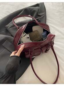 Bolsos de hombro para mujer - Rojo - Ver 6