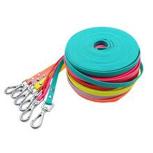 Dây dắt chó bằng PVC chống thấm nước và bền chắc, dài 3 mét/4,9 mét/9,2 mét/15 mét, thích hợp cho đi dạo ngoài trời, leo núi, chơi tuyết trong mọi mùa. - Nhiều màu - Xem 5