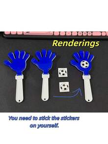 1个加厚塑料足球比赛鼓掌器，足球迷鼓掌表演道具，足球鼓掌器，音乐会生日派对鼓掌道具 - 單件 - 查看 8