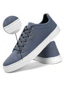 Modern Men's Tennis Shoes, Comfortable Fabric, Stylish, Soft, Elegant - 灰色 - 查看 6