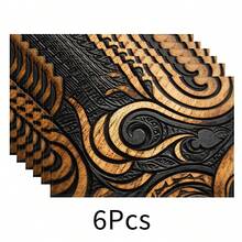 1 tấm lót bàn ăn bằng vải lanh, thảm ăn sáng, đế lót ly cà phê, tấm lót bát, phụ kiện nhà bếp, thảm ăn dễ lau chùi, thích hợp cho gia đình, nhà hàng, trang trí phòng ăn, quà tặng ngày lễ, quà tặng bạn bè, bộ nhiều món - Nhiều màu - Xem 35