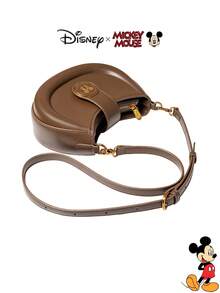 Disney 迪士尼官方授权米奇卡通印花单肩包 - 休闲时尚斜挎包，生日礼物 - 彩色 - 查看 5