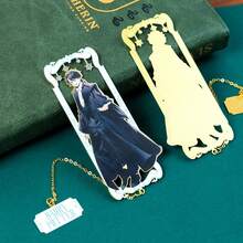Harry Potter Dấu trang kim loại, Dấu trang chủ đề trang phục nhân vật mạ đồng rỗng với dây xích đuôi, Quà tặng dấu trang cho người đọc sách trong câu lạc bộ, sinh nhật, lễ hội, nhà văn, người yêu sách, bạn bè, giáo viên [Được cấp phép chính thức] - Nhiều màu - Xem 3