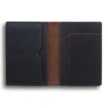 Echtes Rindleder Passhülle im Retro-Stil, Handgefertigte Dokumententasche für Pässe und Bordkarten, Praktischer Schutzhülle für Reisedokumente - Crazy Horse Brown - Übersicht 1