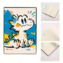 Sổ tay hình khủng long phong cách Graffiti - màu đen - Xem 5