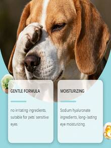 Pet Eye Care Liquid, Eye Area Tear Stain Cleansing & Care Solution For Cats And Dogs - Multicolor - View 6