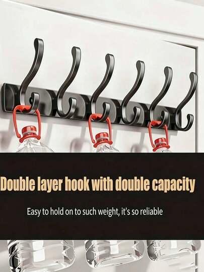 1 buc cârlig de perete din aluminiu fără găurire, cârlige adezive puternice, suport pentru chei, suport pentru haine, cuier pentru prosoape, montat pe perete, soluție de depozitare, decor pentru casă, organizare, dormitor, baie, accesorii de bucătărie, organizator de perete cu economie de spațiu, cârlige autoadezive, cârlige de perete multifuncționale, accesorii detașabile, agățat, depozitare pentru dulap, decor de perete, accesorii funcționale de organizare a casei