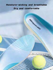1 Pair Arch Support Shoe Insoles With High Elastic Shock Absorption And Anti-Twist, Unisex Sweat-Absorbing Breathable Shoe Accessories, Ideas - Multicolor 3 - View 9