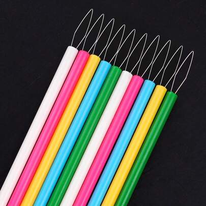 Colorful Plastic Cylindrical Needle Threaders, User-Friendly Sewing Threading Tools For Elderly, Beginners, DIY Sewing, Embroidery & Crafting Accessories, Ideal Mother's Day Gift