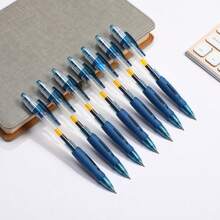 20/10/6/2支装，可伸缩圆珠笔，黑色/红色/蓝色墨水，考试适用笔，精致勾线笔，适合学校、办公室和家庭使用，返校必备 - 按動筆 - 查看 8