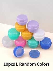 10g/5g Cosmetics, Face Cream, Body Lotion, Hand Cream, Sample Bottle, Portable Refillable Bottle, Travel Bottle, Cosmetic Storage Box With Lid, Mini Container, Travel Essential, Student Essential - Multicolor - View 9