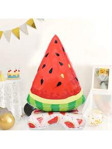 1pc 56-Inch Watermelon Shape Foil Balloon Stand, Suitable For Summer Fruit Theme Hawaiian Party Decoration - Standing Watermelon - View 5