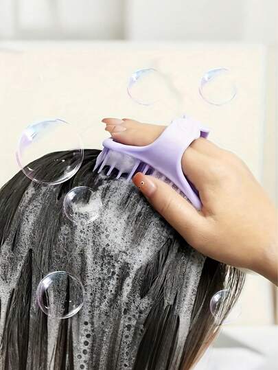 This Massage Shampoo Brush Features Soft Bristles, A Hollow Design, And Can Be Used Wet Or Dry. The Handheld Design Is Very Suitable For Home Hair Care. It Can Cleanse And Soothe The Scalp, And Is A Multi-Functional Shampoo Brush Suitable For Wet And Dry Use.