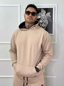 Men's Cotton Winter Fleece Set - Pants/Sweatshirt - Unta - View 3