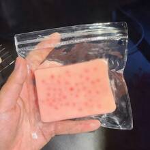 1个创意黑头挤压减压玩具,抽象挤压玩具,趣味搞怪礼物 - 彩色 - 查看 7