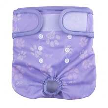 1pc Reusable Dog Diapers Dog Diaper Liners Female Female Dog Diapers Female Elderly Dog Incontinence Washable Dog Diapers - Multicolor - View 10