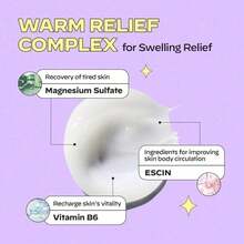 Magnesium+Escin Body Gua Sha Massage Cream - Intensive Relief For Leg With Gua Sha Tool, Leg Massage Cream For Circulation, Improving Calf Swelling, Korean Skin Care 5.07 Fl.Oz - 預設 - 查看 8