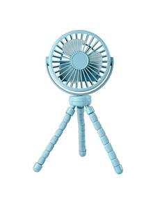 AOYI Portable Stroller Fan, Rechargeable Handheld Mini Fan, Flexible Octopus Design, 500mAh Battery USB Charging, 3-Speed Wind And Night Light Design, Summer Essential, Desktop Fan For Travel, Vacation, Strolling, Shopping, Beach, - Stroller Fan - View 13