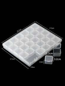 Hộp đựng trang sức móng tay 1 chiếc với 30/15 ngăn nhỏ, hộp đựng trang sức, hộp đựng phụ kiện DIY, hộp đựng trang sức móng tay, hộp đựng đa chức năng, thích hợp cho nghệ sĩ làm móng, chuyên viên nối mi, hộp đựng đồ trang điểm. - Bộ - Xem 9